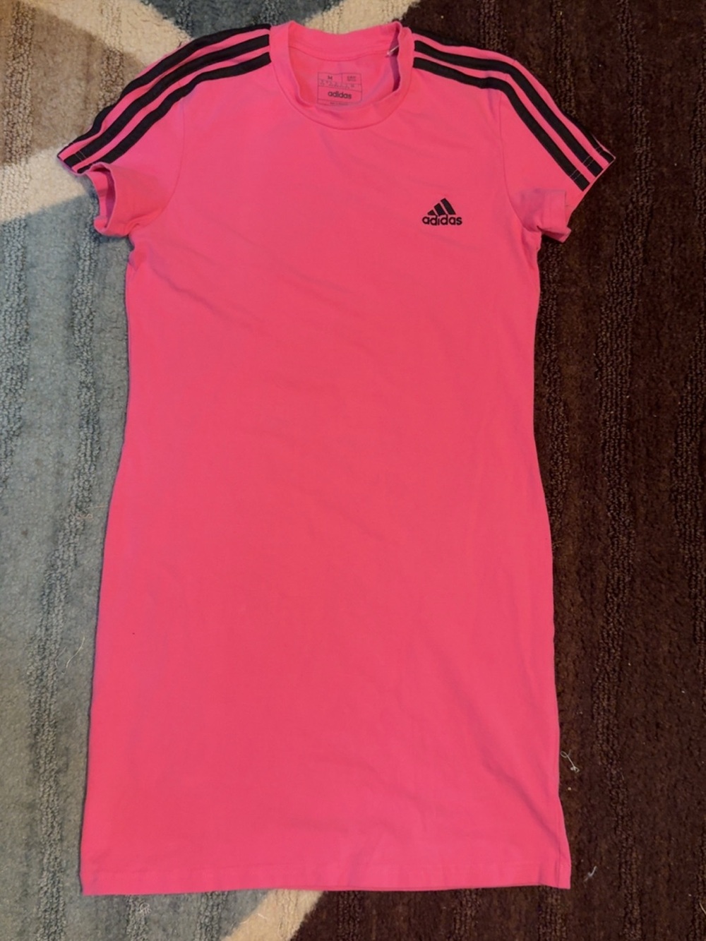 adidas Hot Pink Crewneck Tee